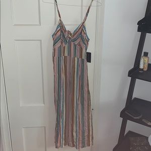 Long Striped Romper
